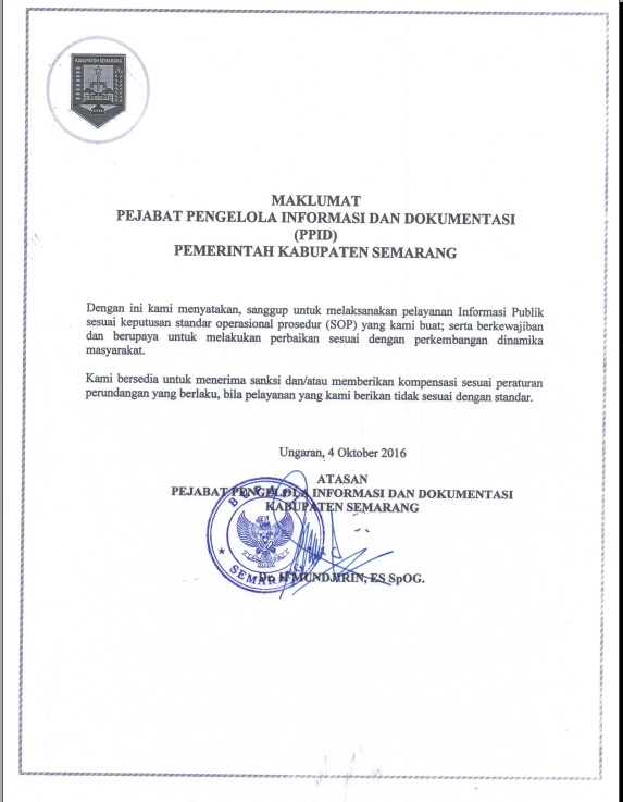 Maklumat PPID Kabupaten Semarang - Gambar 2